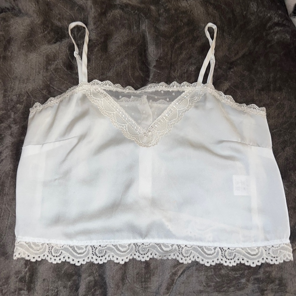 Lightly worn XS satin top